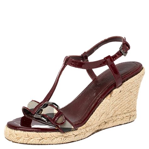 burberry espadrille wedge sandals|burberry espadrille flats.